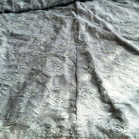 Dressystar Lace  Bridesmaid Dresses w/Sheer Neckline 3/4 sleeves in B-Grey 3XL - Picture 10 of 11